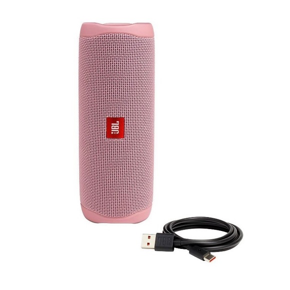 Pink JBL Flip 5 Bluetooth Speaker - Picture 7 of 8